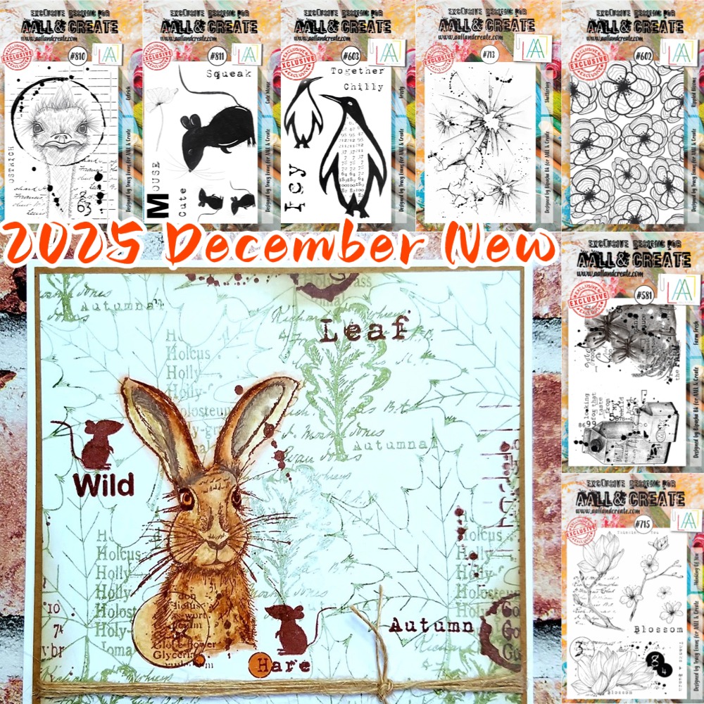 Clear Silicone Stamps For Card Making - Przezroczyste silikonowe stemple do scrapbookingu DIY
