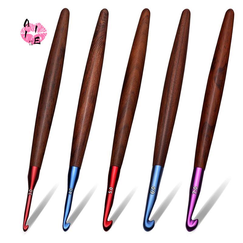 Zestaw szydełek A11E, ergonomi – Wooden Crochet Hooks Ergonomic Handle recenzja i cena