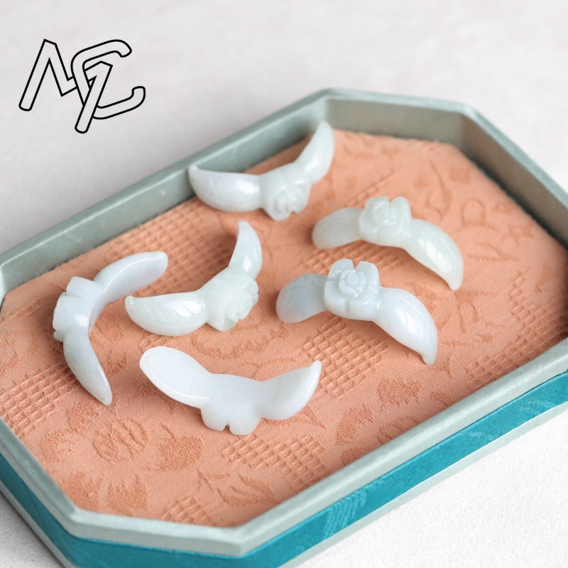 2 szt. Naturalny Biały Jadeito – Beading recenzja i cena