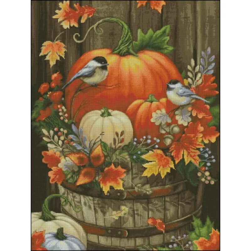 [ZZ3276-Dzikus Dyniowy] |   Ze – Cross Stitch Stamped Kits Beginners recenzja i cena