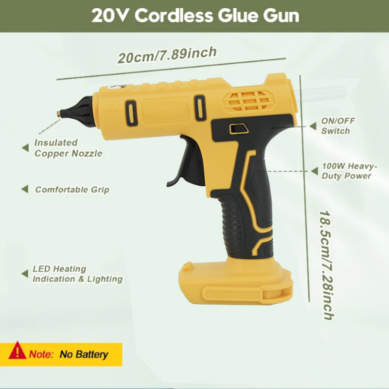 Bezprzewodowy elektryczny pist – Hot Melt Glue Gun Cordless recenzja i cena