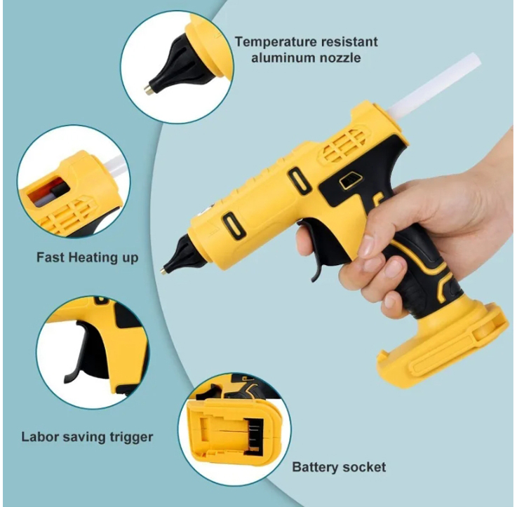 Bezprzewodowy elektryczny pist – Hot Melt Glue Gun Cordless recenzja i cena