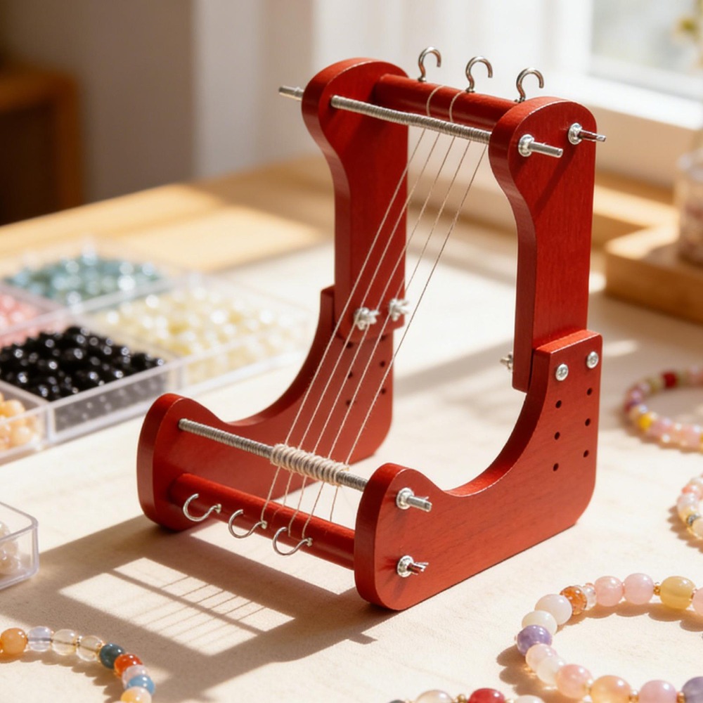 Drewniany zestaw do nawlekania – Craft Tools recenzja i cena