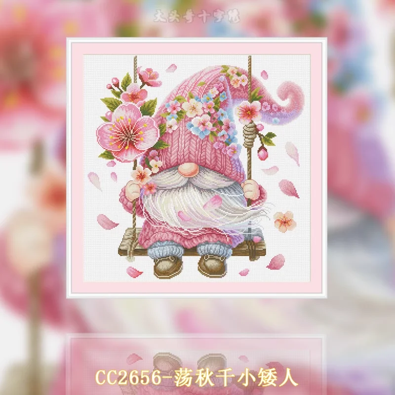 【CC2656 – Krótki Krasnal】Zesta – Cross Stitch Stamped Kits Beginners recenzja i cena