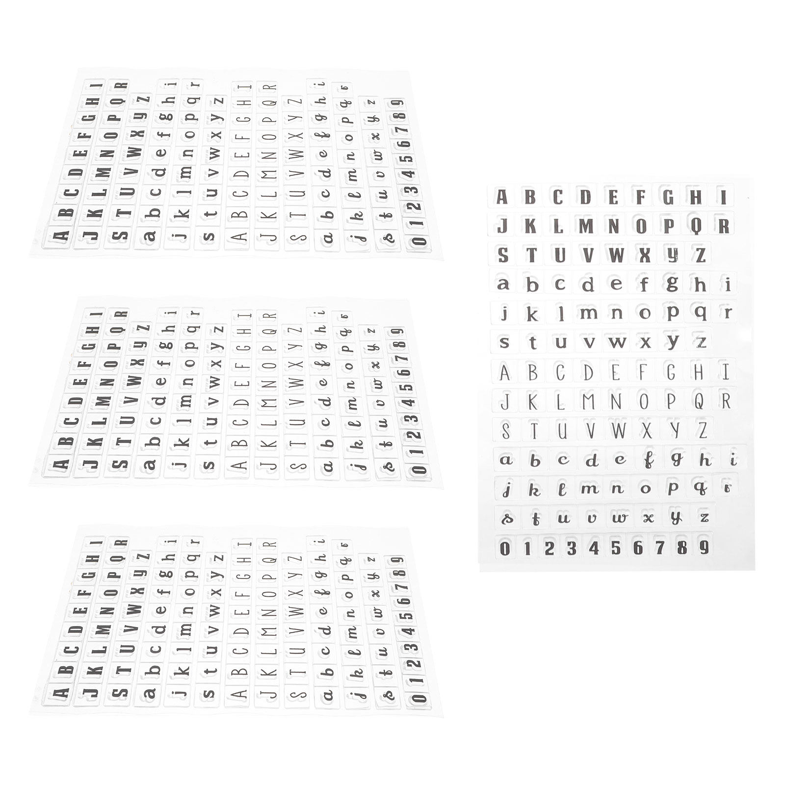 4 sztuki przezroczystych silik – Clear Silicone Stamps For Card Making recenzja i cena