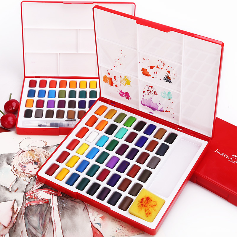 24/36/48 kolory jednolity zest – Watercolor Paint Set Solid Pigment recenzja i cena