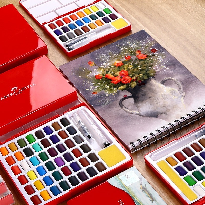 24/36/48 kolory jednolity zest – Watercolor Paint Set Solid Pigment recenzja i cena