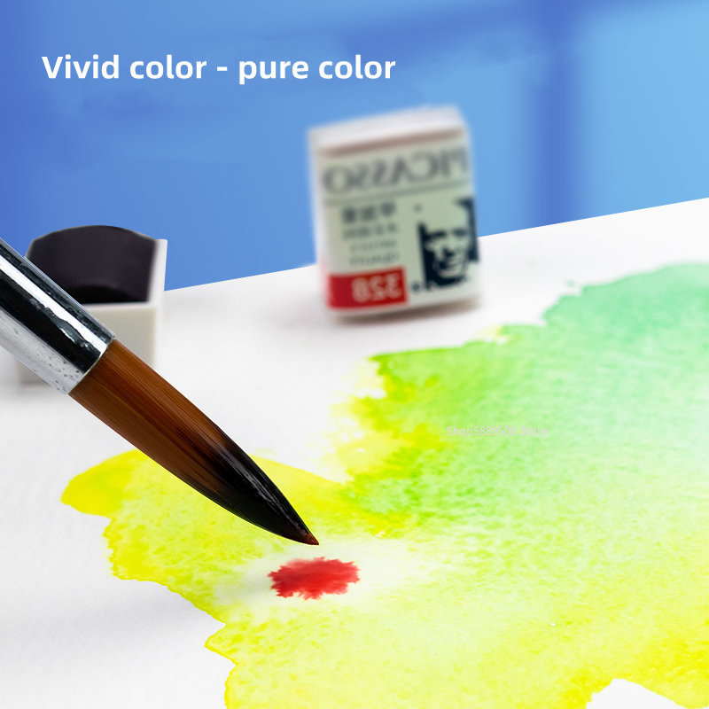 Artyści stałe pigmenty akwarel – Watercolor Paint Set Solid Pigment recenzja i cena