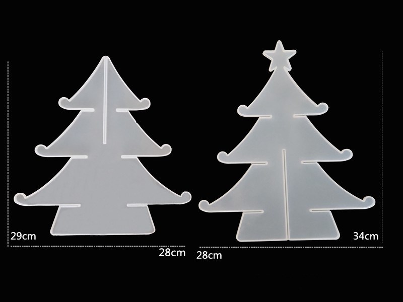 Boże narodzenie drzewo śnieżyn – Silicone Epoxy Resin Molds Set recenzja i cena
